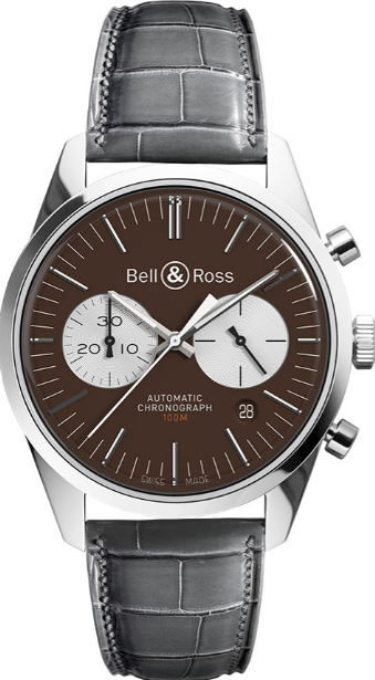 Bell & Ross Vintage BR 126 Chronograph BRG126-BRN-ST/SCR2 Replica Watch